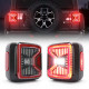 linear series clear led tail light for 2018+ jeep wrangler jl jlu