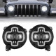 newest 9" led halo headlights with drl for 2018+ jeep wrangler jl and jeep gladiator jt