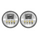 newest motorcycle 4-1/2 4.5'' led passing lamps fog lights