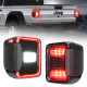 newest multi-function led tail lights for jeep gladiator jt 2020-later