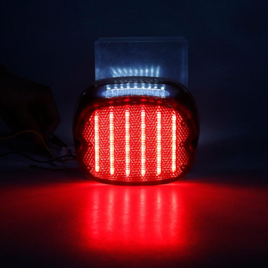 rear all-in-one led brake tail light upgrade with turn signal lights & license plate lights