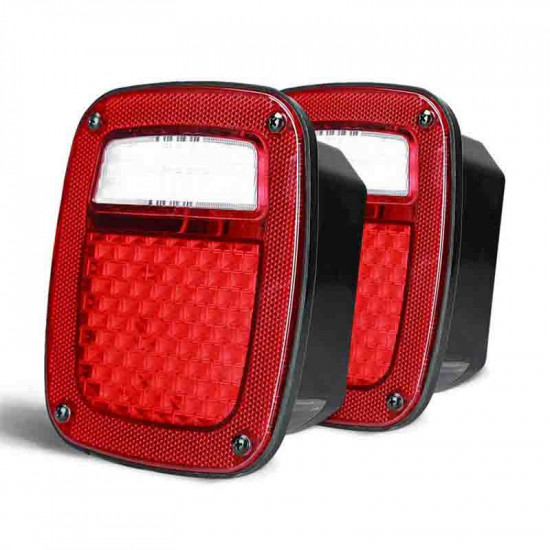 led tail lights for jeep wrangler cj / yj / tj / rubicon