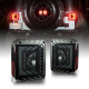 rival series led taillights with smoke lens for 2007 - 2018 jeep wrangler jk jku