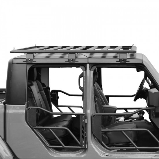 jeep roof top rack cargo for 2018-2023 jeep wrangler jl & gladiator jt 4 doors hard top freedom