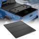 roxmad 5ft hard fording tri-fold foldable tonneau cover bed cover for toyota tacoma