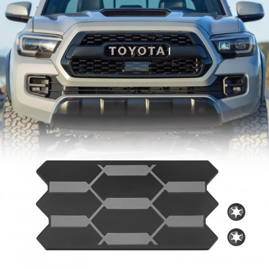 roxmad radiator sensor garnish cover for 2016-later toyota tacoma trd pro front grille