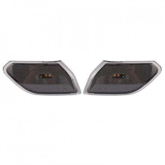 smoke led side markers for 2018+ jeep wrangler jl & gladiator jt