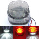 smoke lens led tail light with license plate lamp