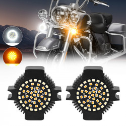 3.25" led turn signal bulb & running light with 1157 socket for road king softail & touring models