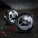 9" round dark bat series cree led headlights with drl for 2018+ jeep wrangler jl & gladiator jt