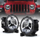 9" round dark bat series cree led headlights with drl for 2018+ jeep wrangler jl & gladiator jt