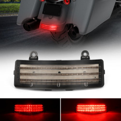 tri bar led rear fender tip tail light for 2014-2019 harley touring models