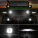 upgraded led fog light compatible assembly kit for 2018+ jeep wrangler jl and jeep gladiator jt