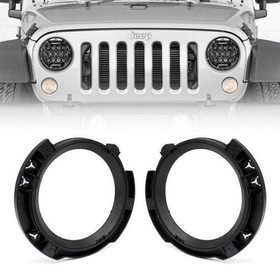 replacement headlight brackets for jeep wrangler