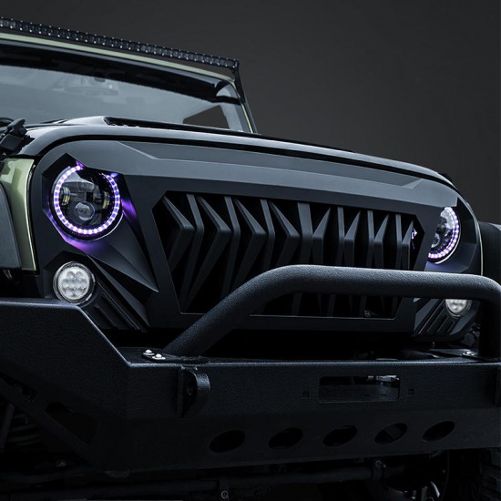 venom grille for jeep wrangler 2007-2018 jk