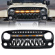 usa only venom series replacement grille with led running lights for jeep wrangler 2007-2018 jk