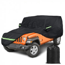 full car rain cover for jeep wrangler jk jl yj tj cj 2 door & 4 door