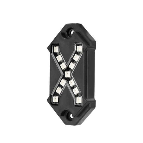 x style 8 pcs bluetooth rgb led wireless rock lights for off-road and trucks